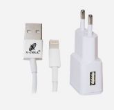 O kit 2×1 para IPHONE 5/6/7 contém um cabo Lightning