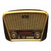 Radio Antigo Multifuncional Portátil Retro Top Am Fm Usb